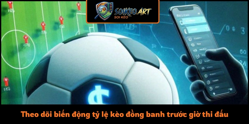 Theo dõi biến động tỷ lệ kèo đồng banh trước giờ thi đấu