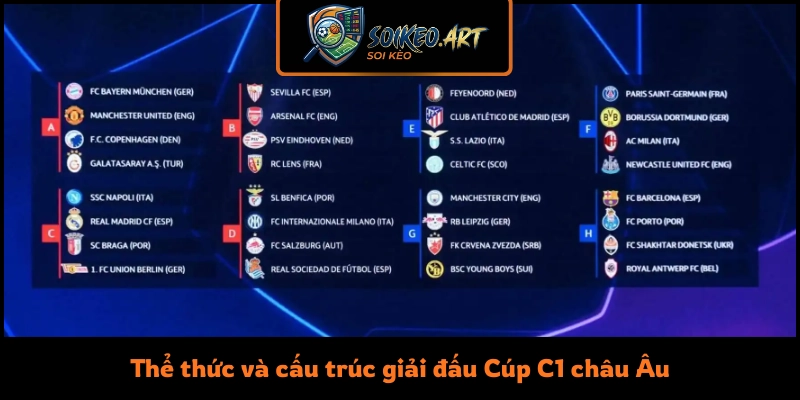 Thể thức và cấu trúc giải đấu Cúp C1 châu Âu